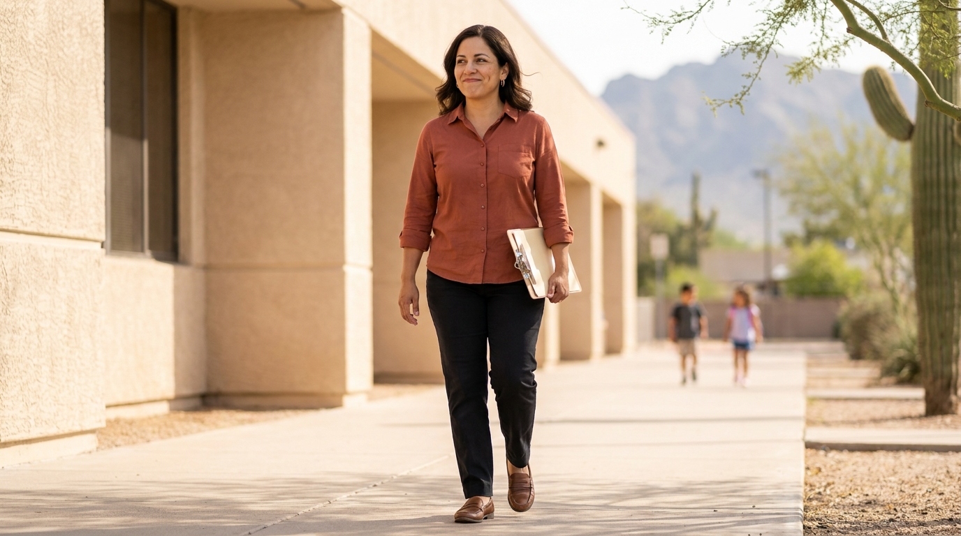 Maria Salgado-Whitman on the campaign trail